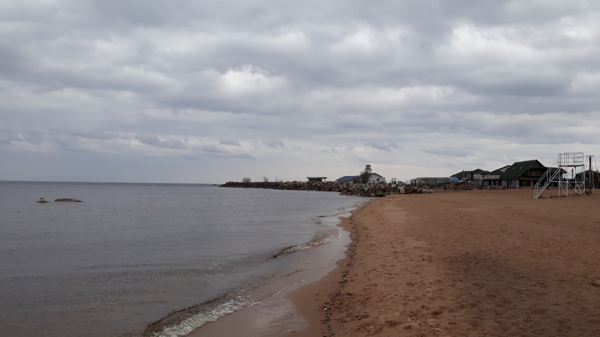 пляж Осиновецкий маяк