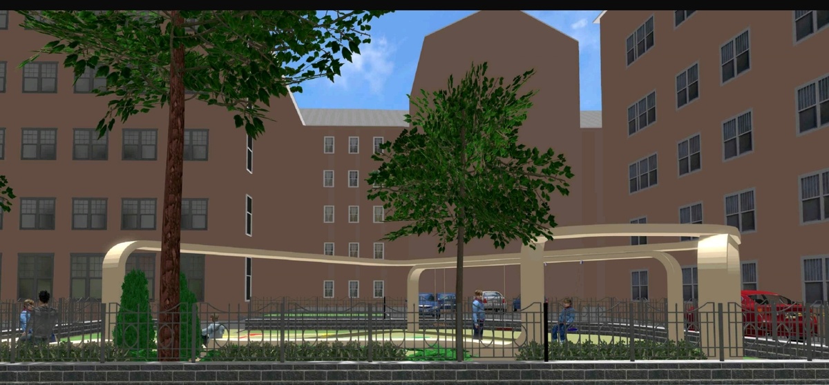 Кругозор Проектировщика: Лента на Басковом пер. 3 в рамках благоустройства элементов благоустройства детской площадки