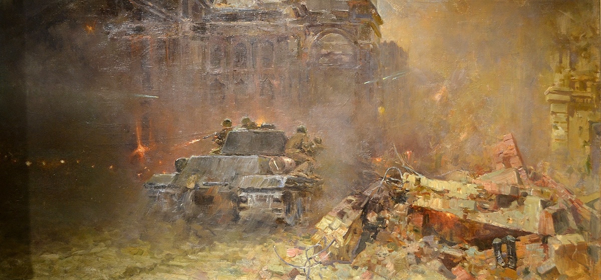 "Танки в городе", 1960е. Жигимонт П.И. Фото автора 