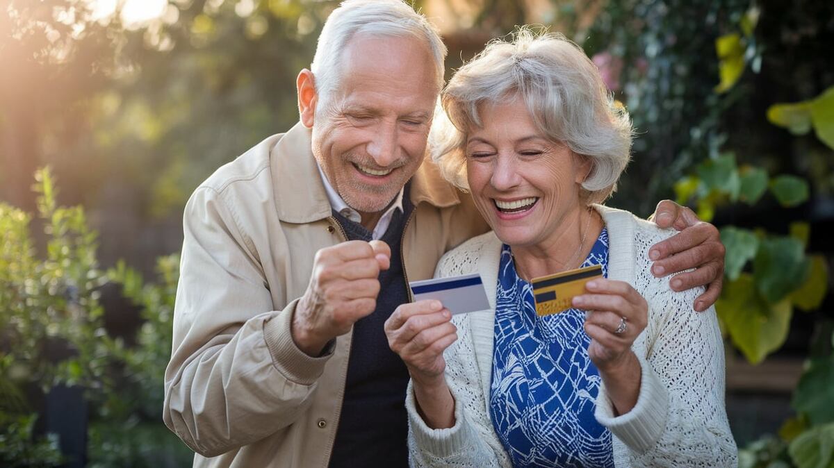 Изображение автора. Пенсионеры.