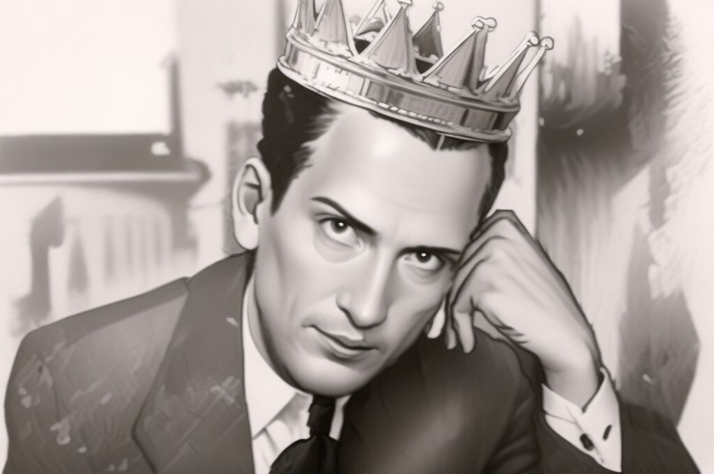 Борис Скосырев на престоле Андорры.