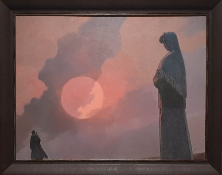 Алексей Михайлов Спаси и сохрани 1988 холст, масло