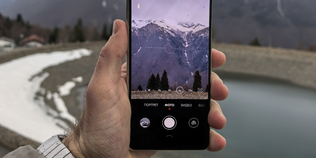 Тестируем фотовозможности смартфона Huawei Mate X6 на Газпром Поляне