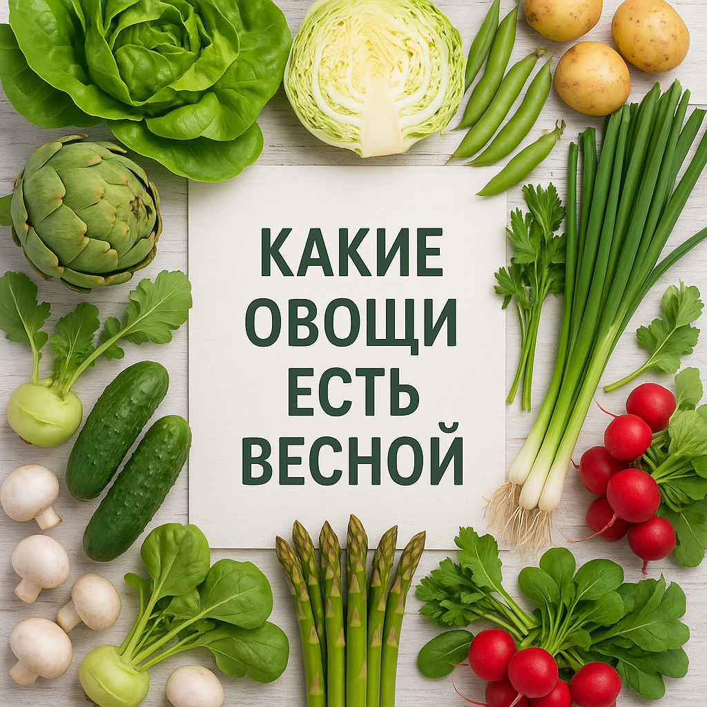 Какие овощи полезно есть весной? 