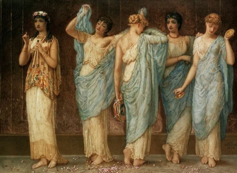 Красота женская. Античная. Репродукция взята из свободных истотничков на просторах интернета