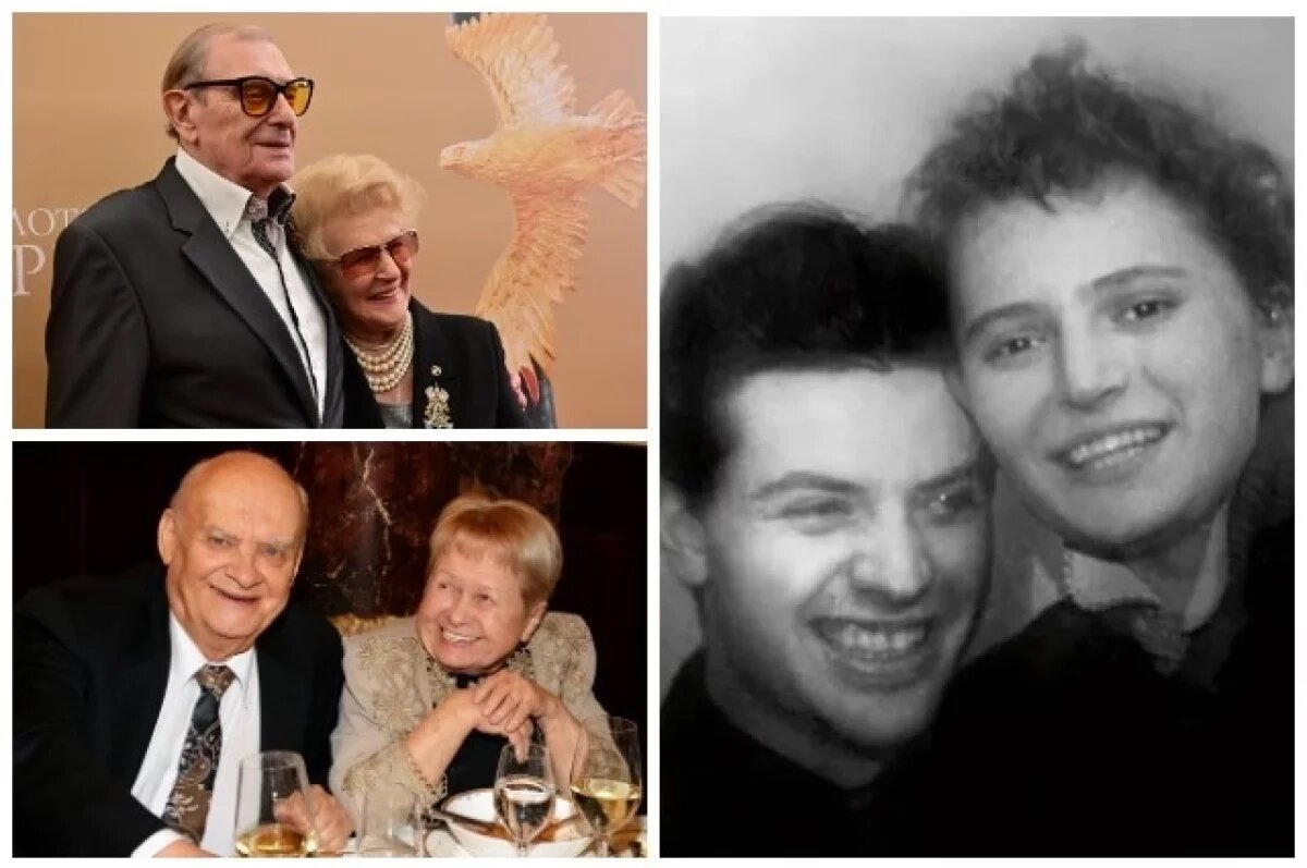    Анатолий Мукасей и Светлана Дружинина, Николай Добронравов и Александра Пахмутова, Александр Ширвиндт и Наталья Белоусова.