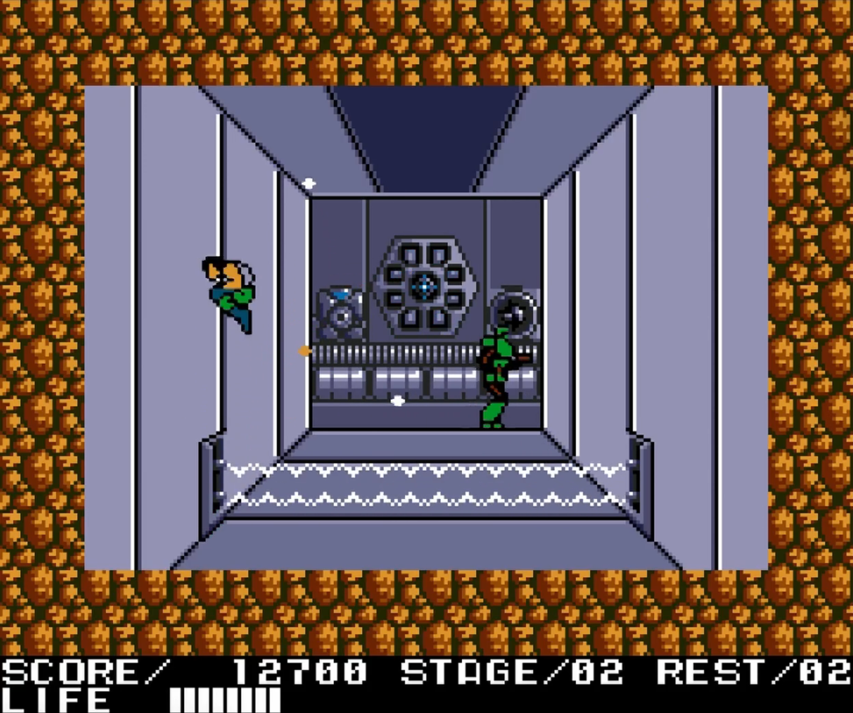 Contra на MSX2 первая база