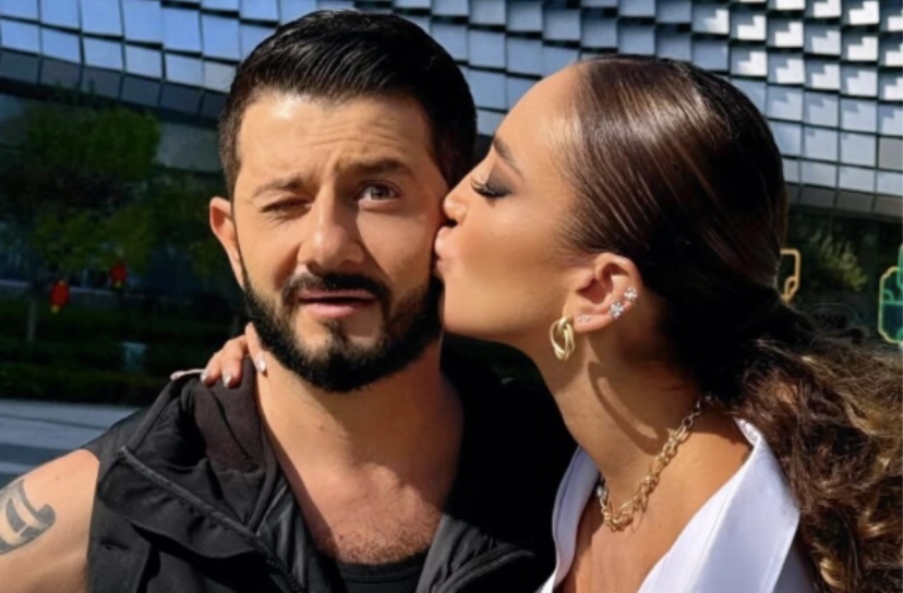 На фото: юморист Михаил Галустян и Ольга Бузова