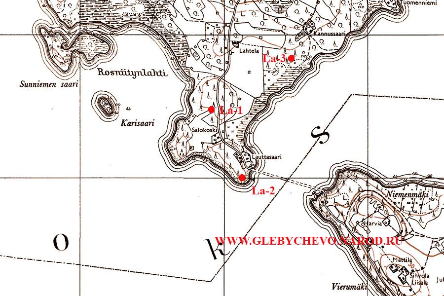 Схема укрепленного района "La"