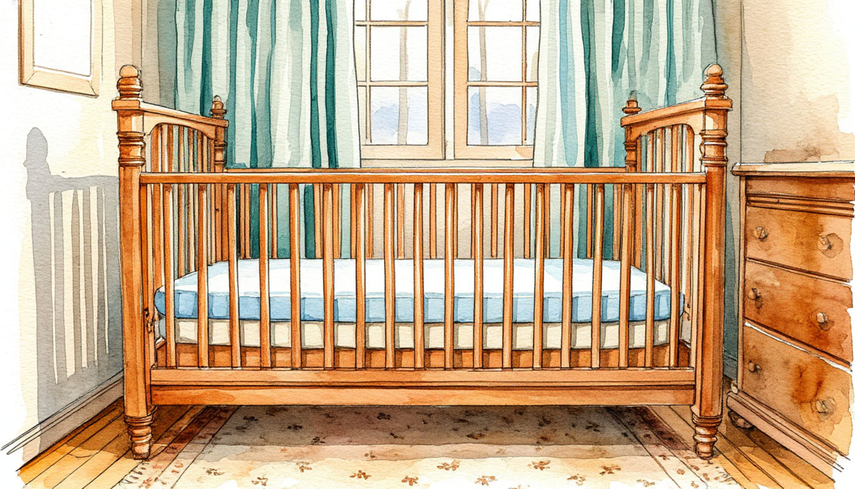 Рисунок кроватки от нейросети