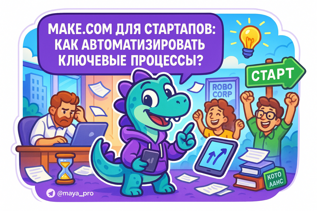    Автоматизация процессов в стартапах: как Make.com спасает время и деньги Артур Хорошев