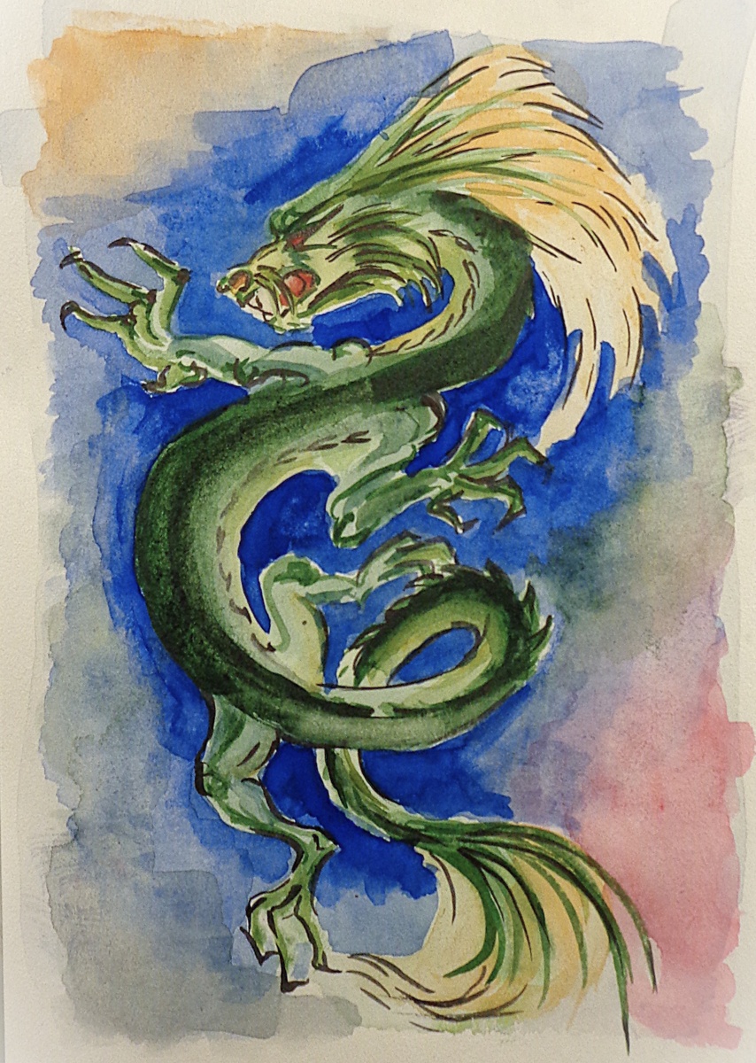 Конечно дракон... не совсем то, что хотелось...