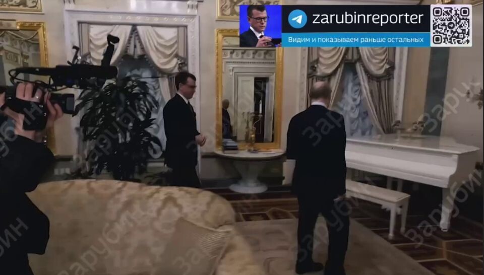    В кремлевской квартире президента. Источник: t.me/zarubinreporter