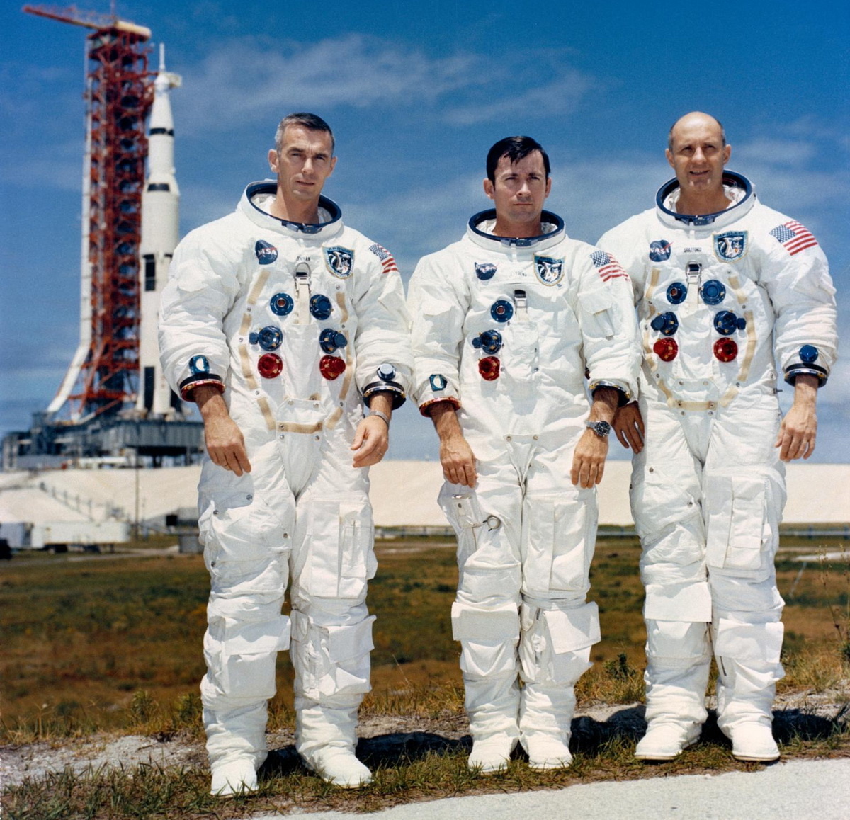 Экипаж корабля "Аполлон-10". Фото с сайта cropman.ru.