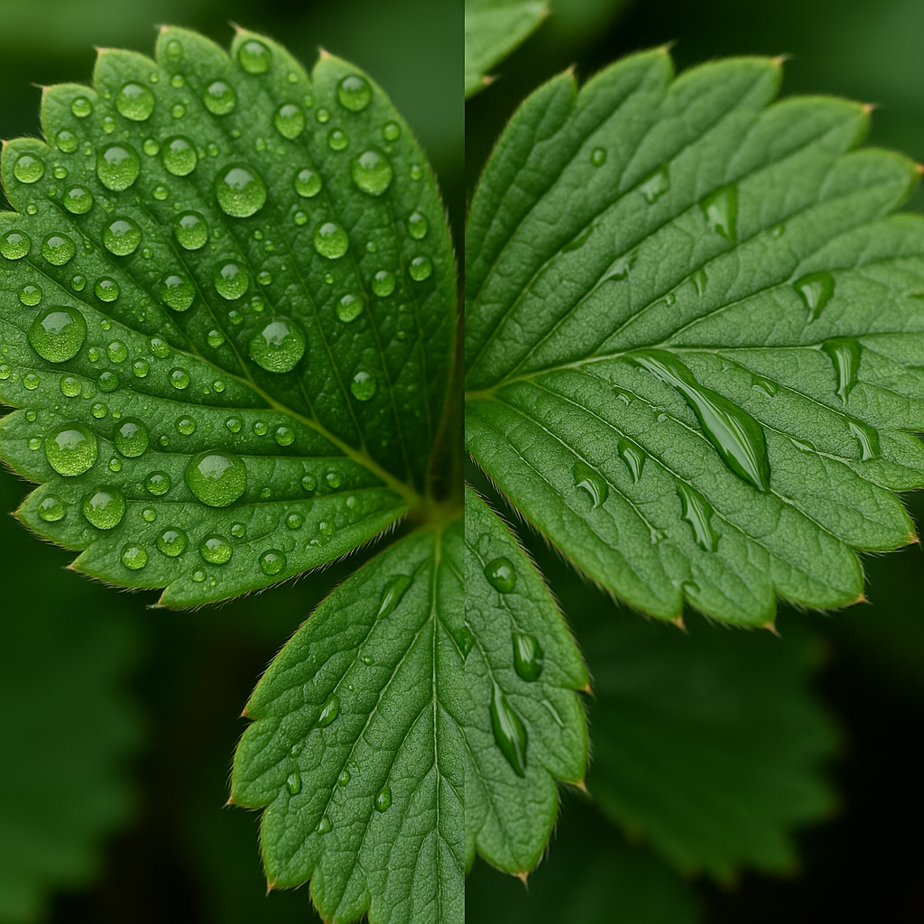 С прилипателем и без