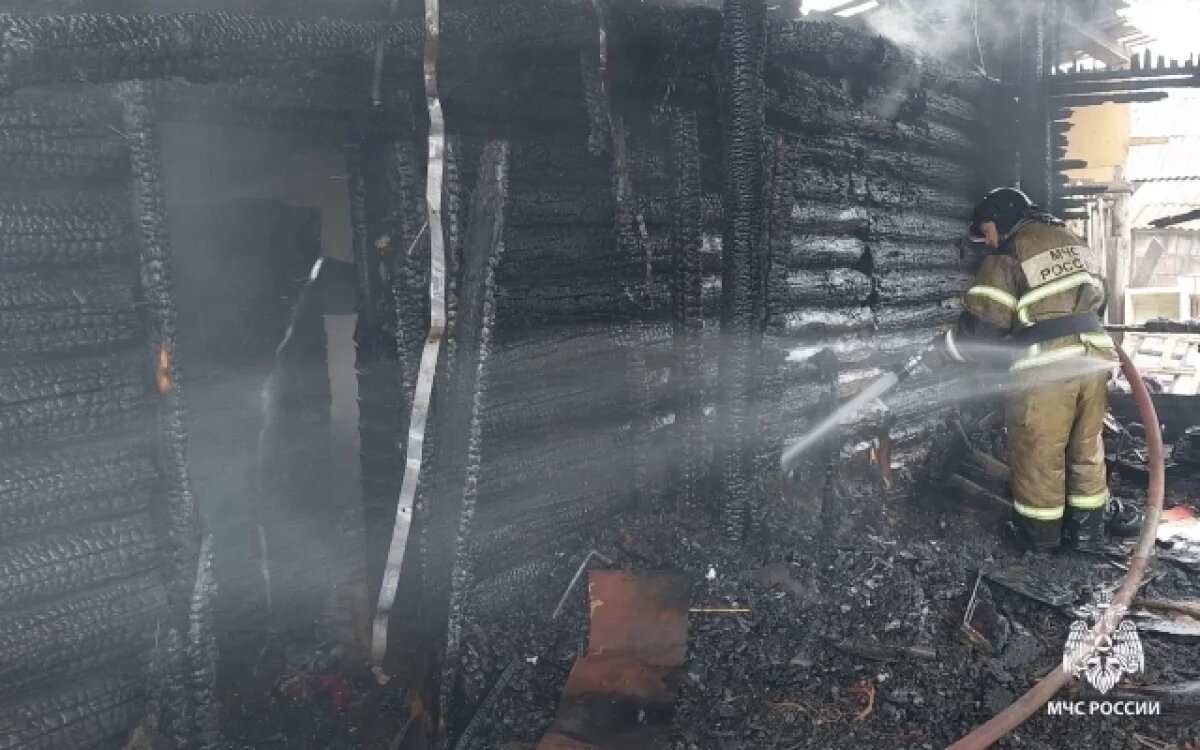    В Томской области за сутки в пожарах погибли два человека