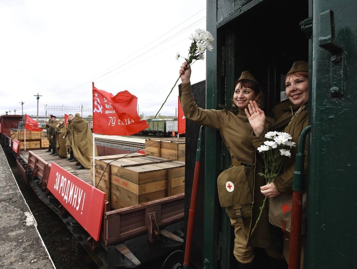    Встречайте «Эшелон Победы»