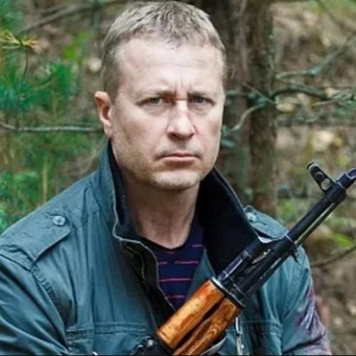 Олег Штефанко в роли лесника.