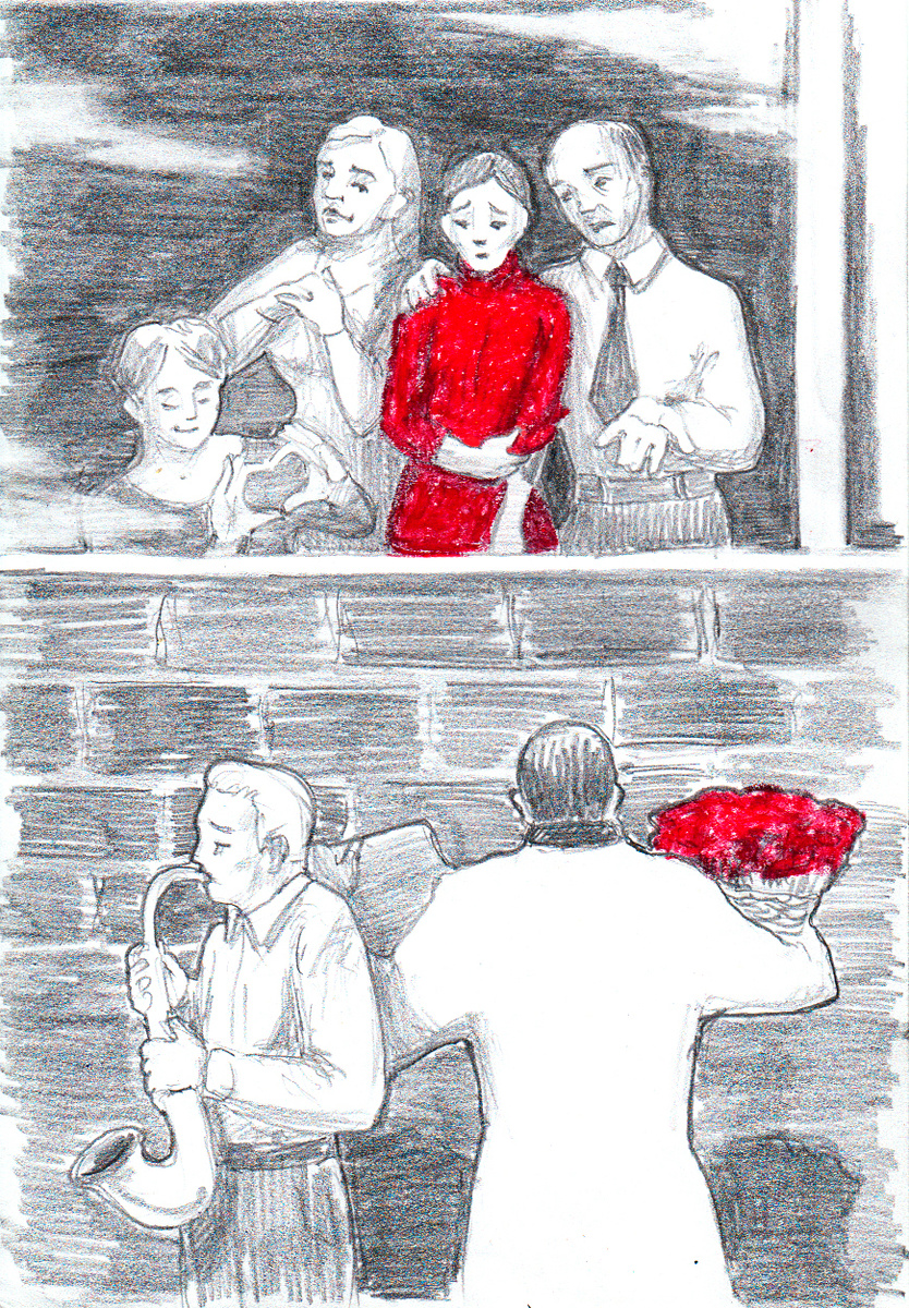 Рисунок автора рссказа - Полины Белозеровой