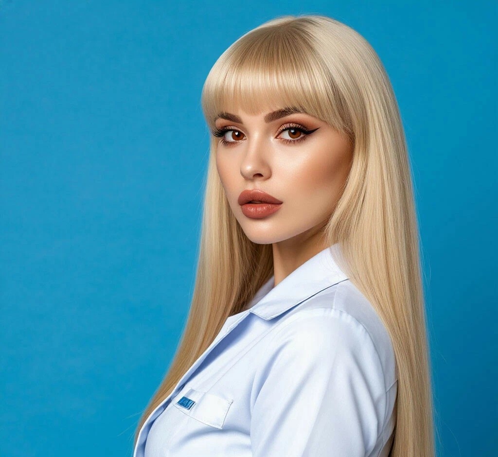 Классический белый халат