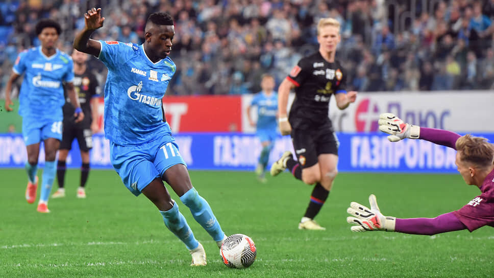 Матч между командами «Зенит» (Санкт-Петербург) - ЦСКА (Москва).📷Фото: Александр Коряков / Коммерсантъ