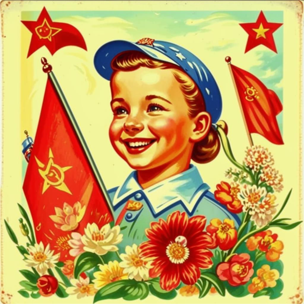 Вот такую открытку мне выдала нейросеть Fusion Brain после нескольких попыток.