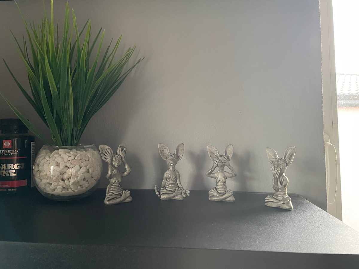 Фото автора: именно так выглядят мои комнатные растения - искусственные 