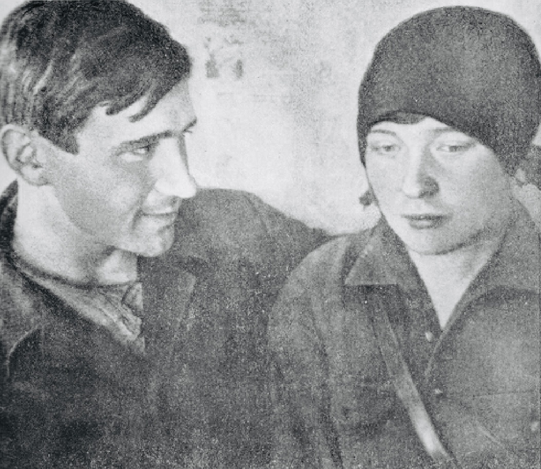 Ольга Берггольц и Николай Молчанов, г. Алма-Ата, 1930 г.