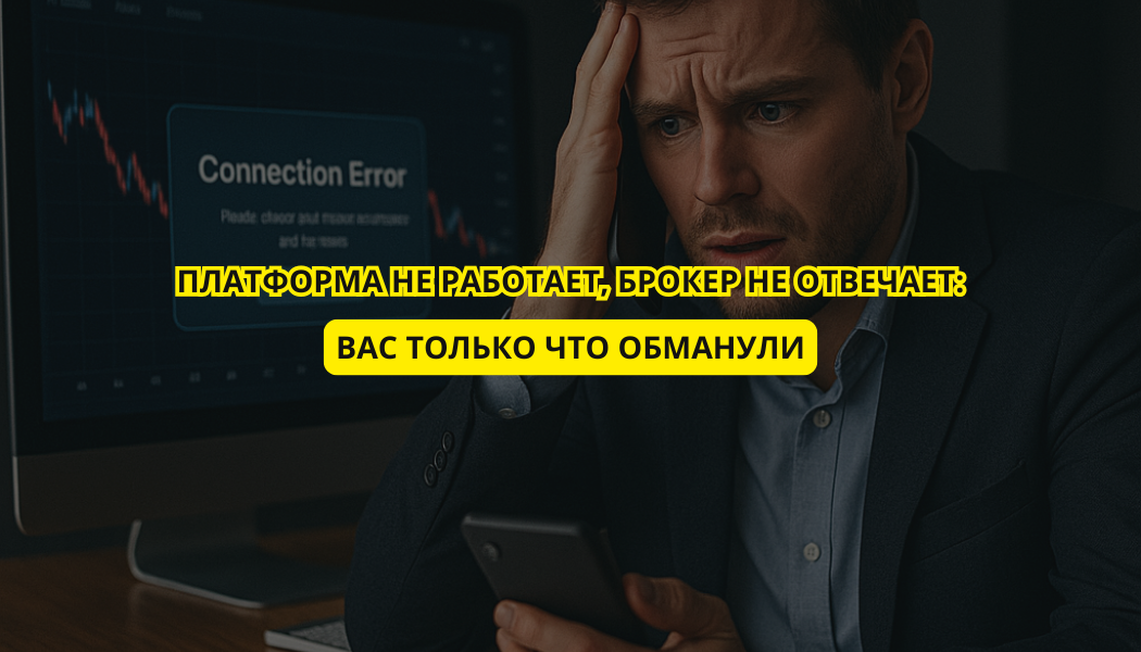 Платформа не работает, брокер не отвечает: вас только что обманули?