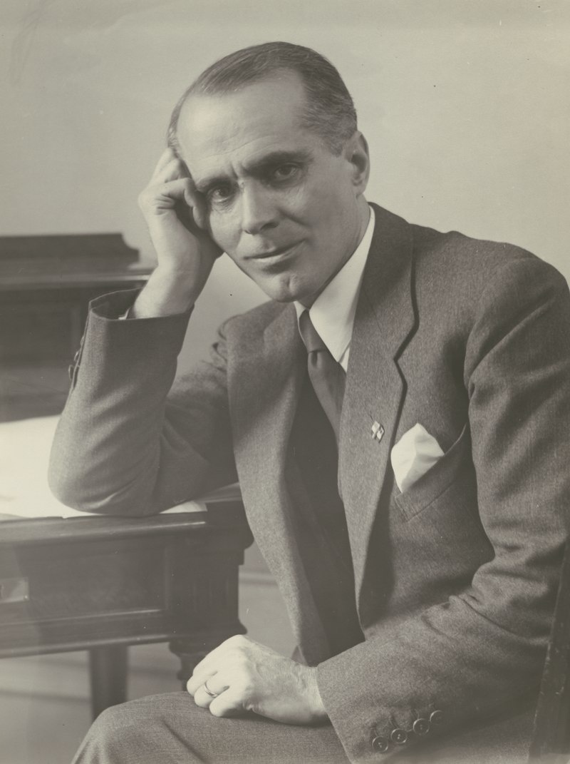 Умберто Нобиле. Фото: Svenska undsättningsexpeditionen 1928- Nobile porträtt