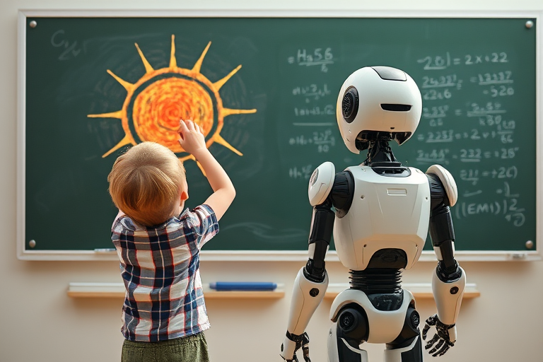              Там, где у ребенка фантазия, у искусственного интеллекта только формулы