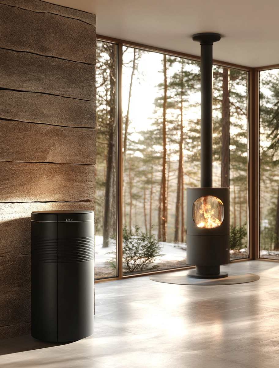    Печь-камин Senso M H2O: как создать атмосферу уюта и тепла в вашем доме за одну покупку Kamin