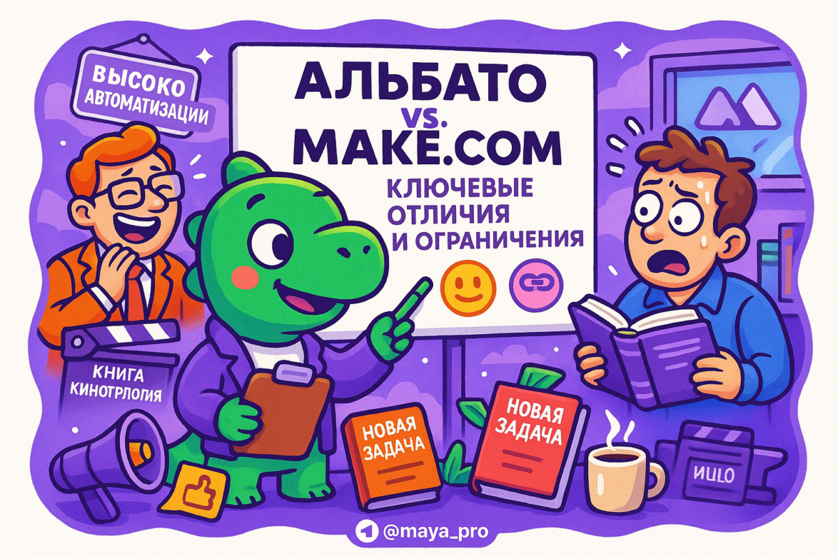    Albato и Make.com: какая платформа действительно сделает ваш бизнес эффективнее? Артур Хорошев