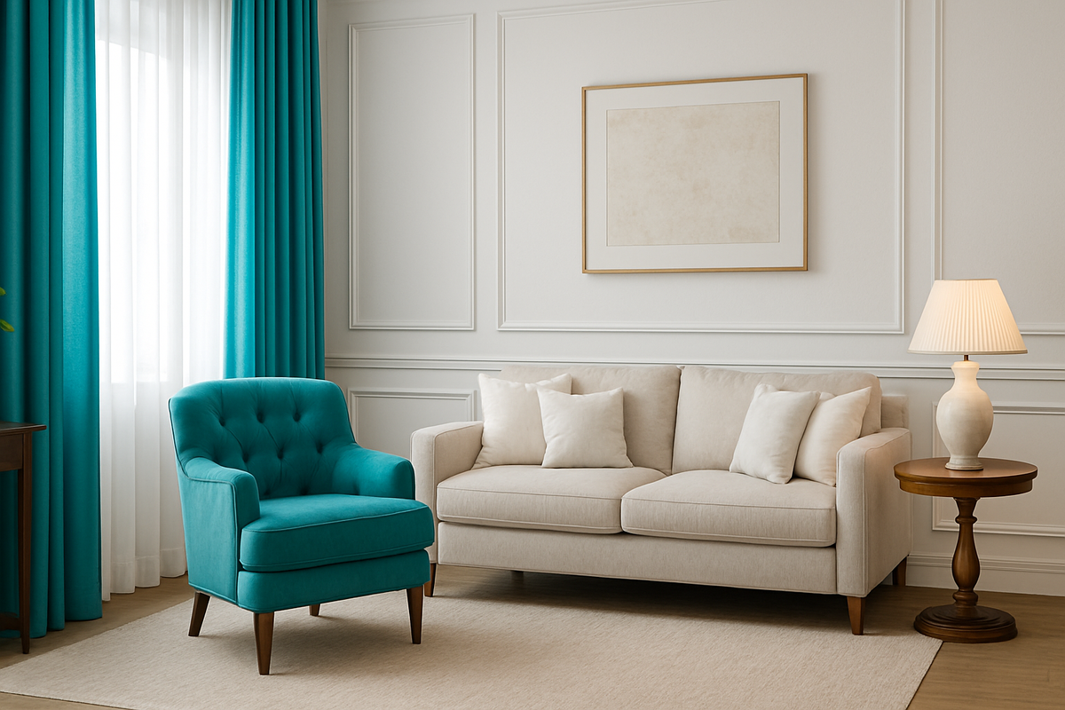 Кремовый белый - не яркий, тоже прекрасно сочетание, как будто немного менее контрастное, приглушенное, гармоничное