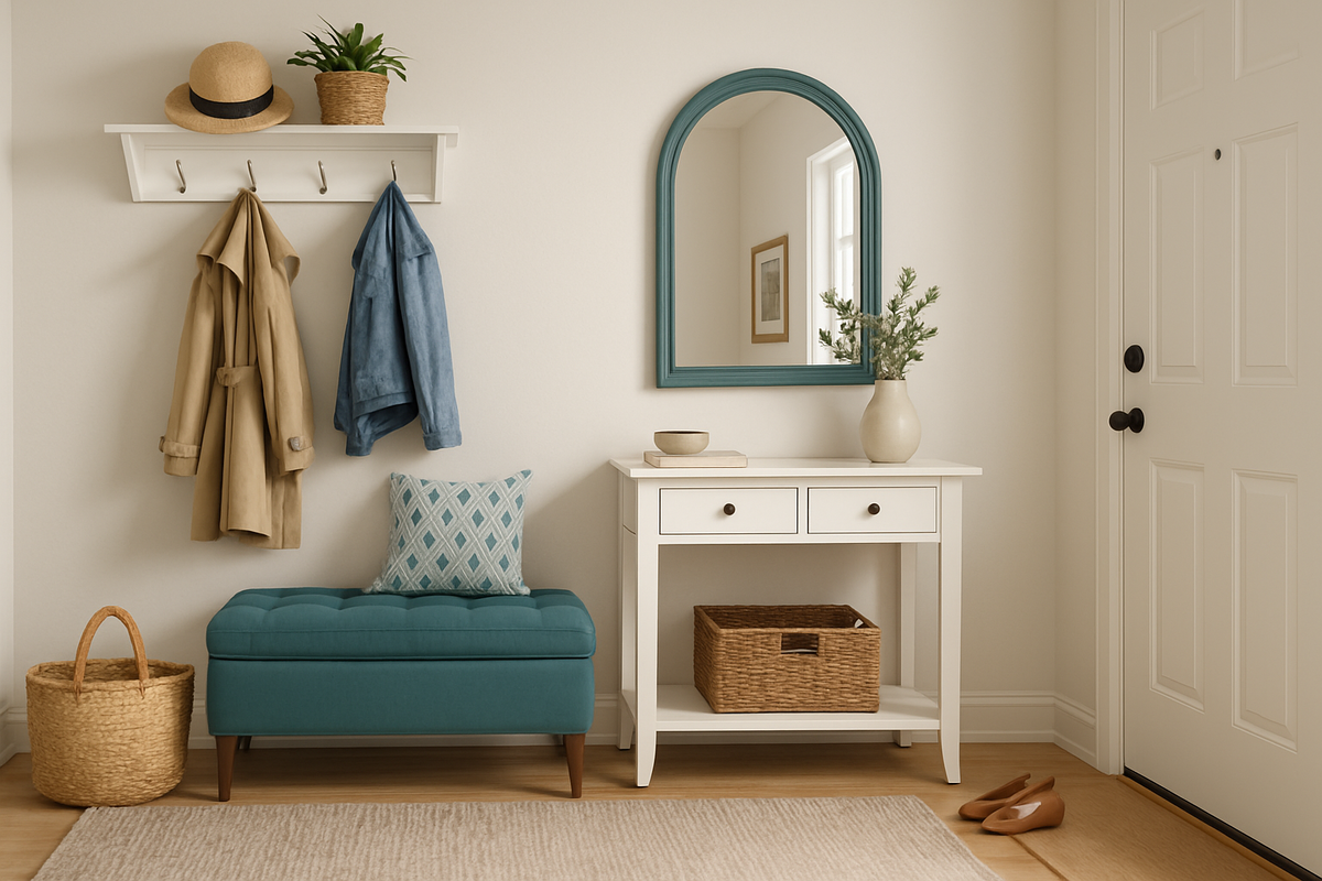 Приглушенный, темный бирюзовый, очень спокойный тон