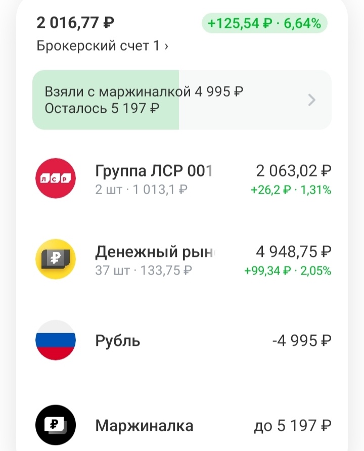 Один из таких счетов.