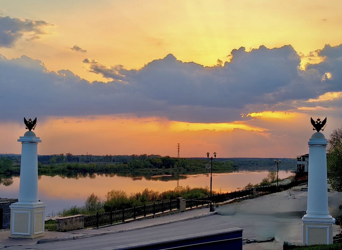 г. Касимов, ул. Набережная. Фотография 2025 г.