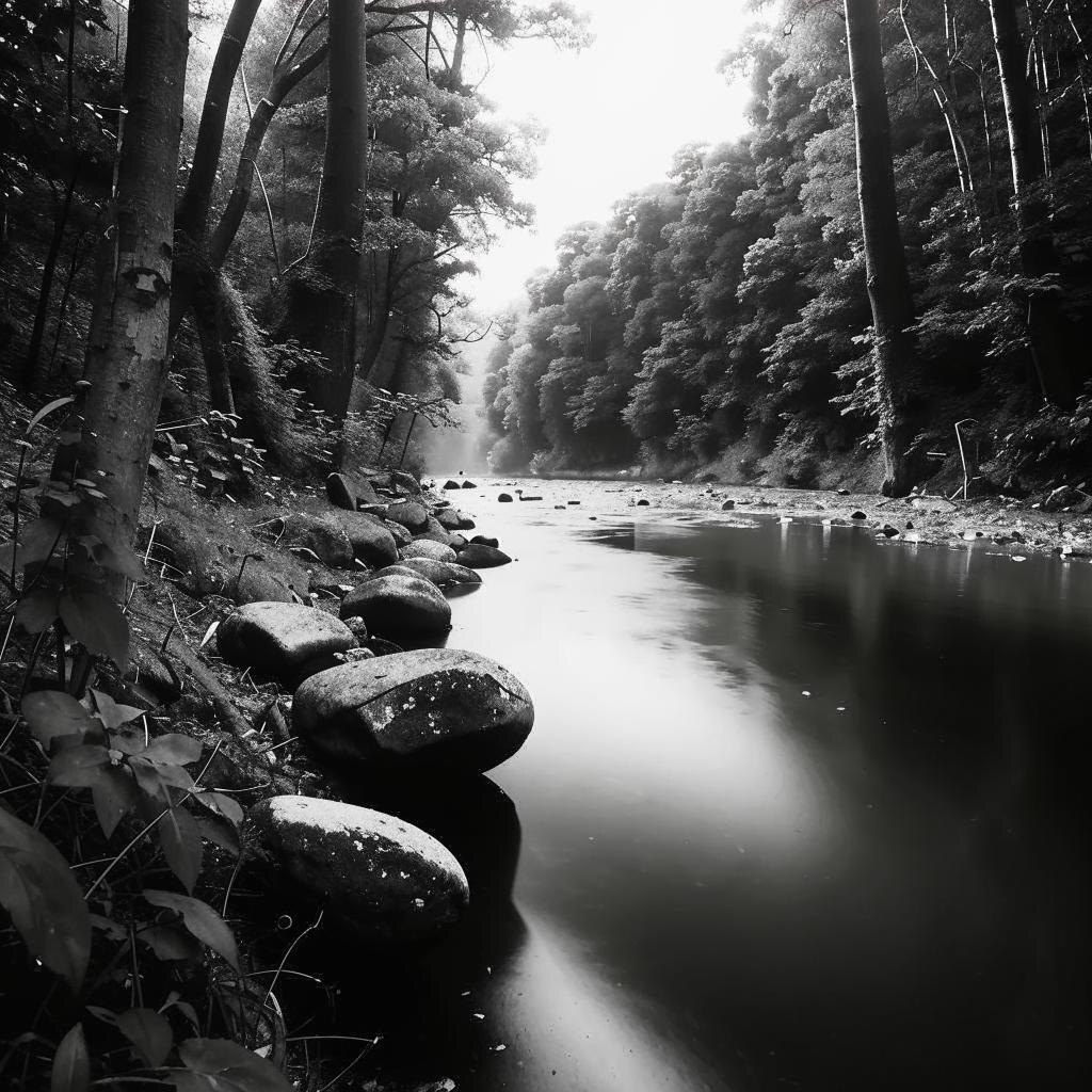 Лесная река