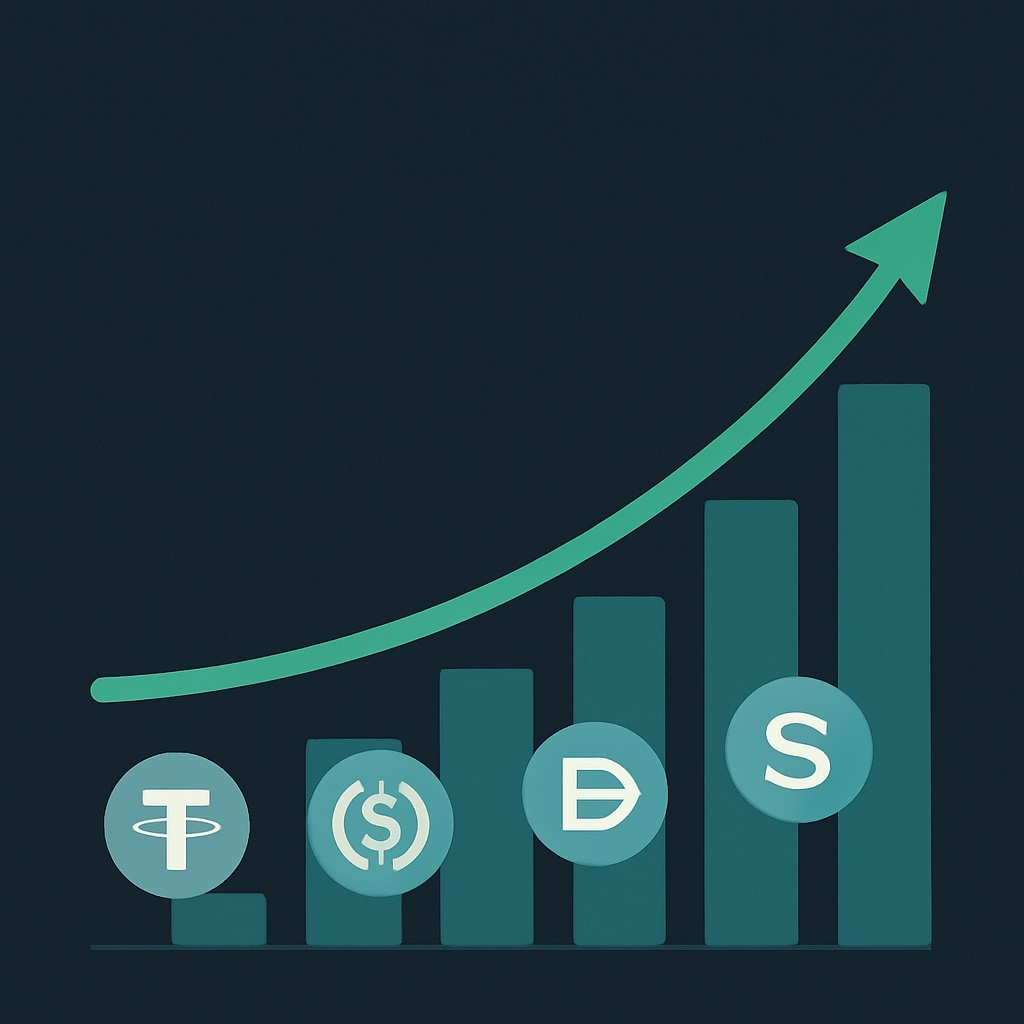 Пока рынок альткоинов так и не вернулся к прежним высотам, сектор стейблкоинов уверенно набирает обороты. 