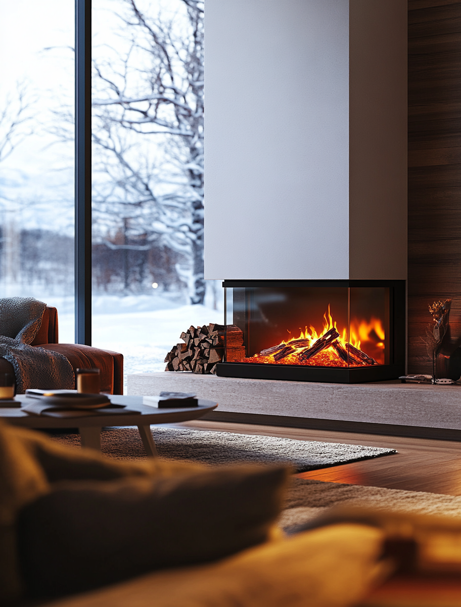    Электрический камин Opti-V 2: создайте уютное убежище в своем доме с идеальным теплом и стилем Kamin