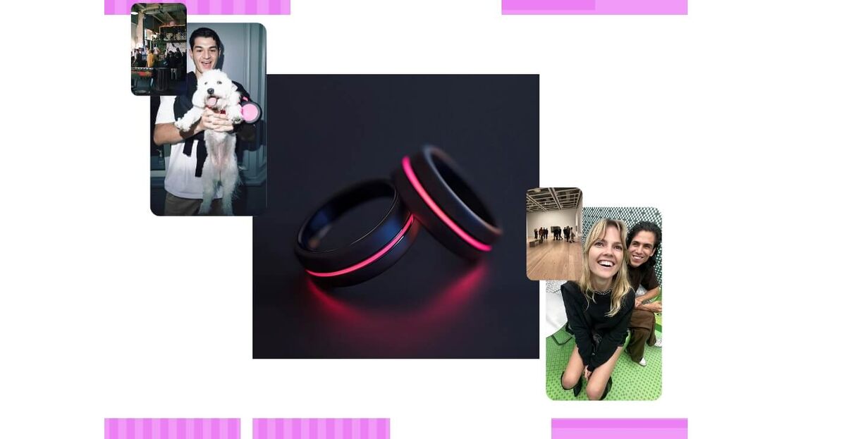    Кольцо верности меняет цвет в зависимости от эмоционального состояния человека. Источник изображения: thering.raw.app