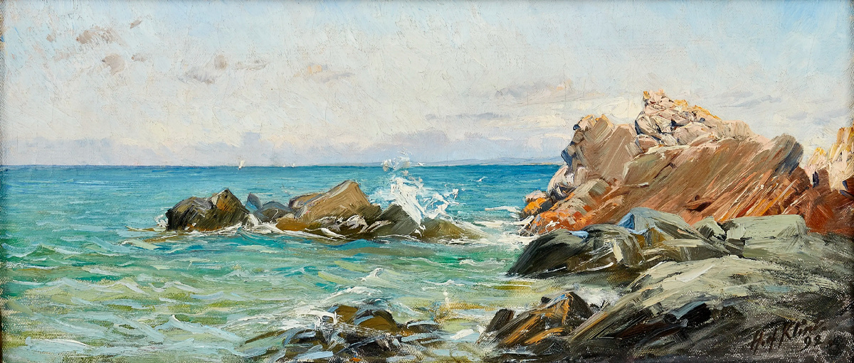 Хильма аф Клинт. Прибрежный пейзаж. 1899