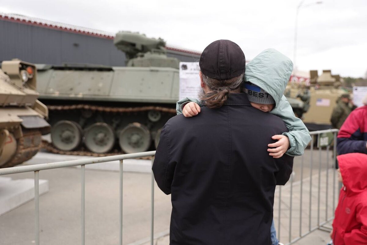 Выставку военной техники НАТО открыли в ЦПКиО имени Маяковского.  Фото: ФедералПресс / Иван Кабанов