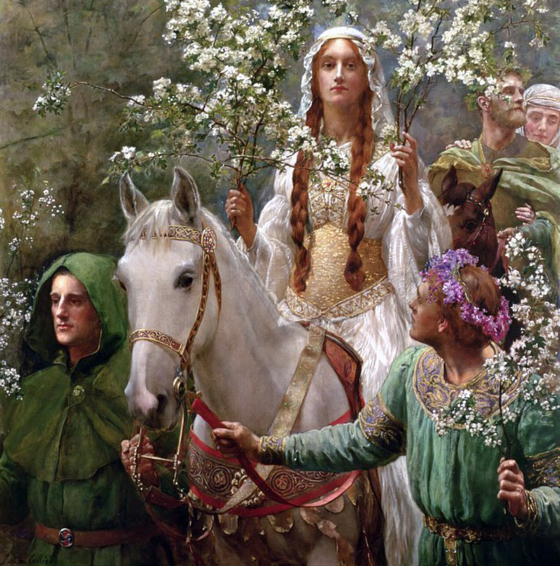 Джон Кольер «Май Гвиневры», фрагмент