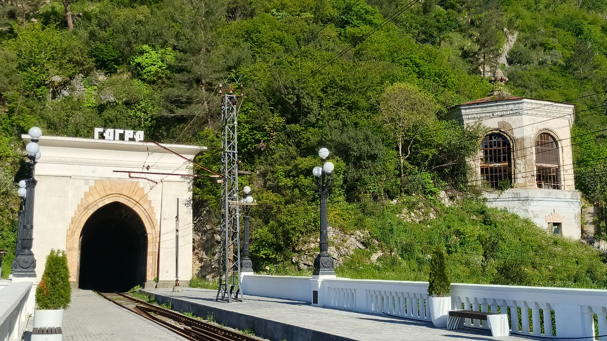 Железнодорожная станция Абаата. Май 2025. Фото автора.