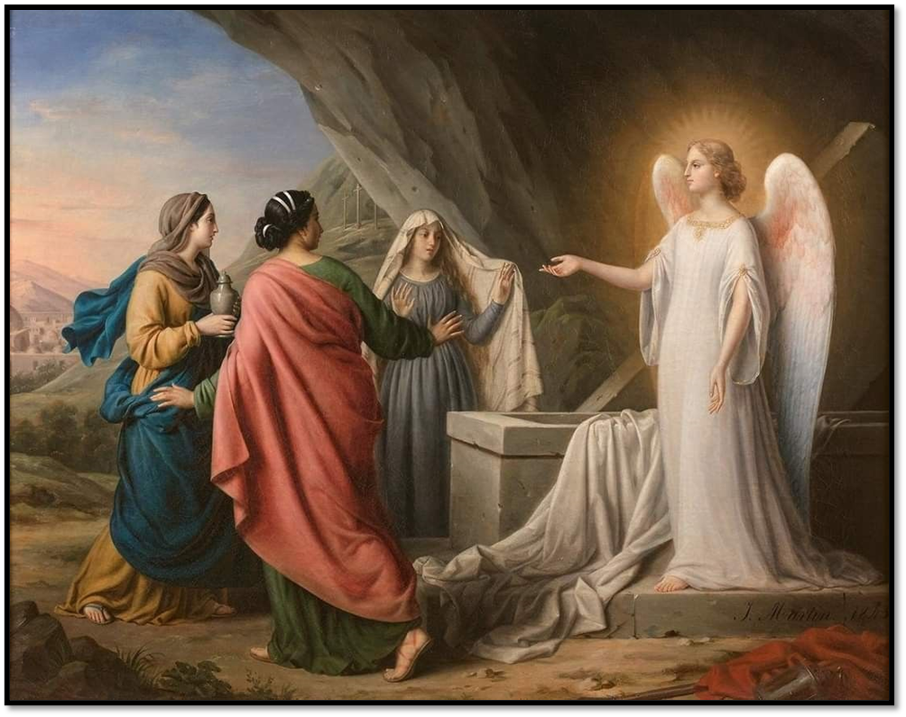 Ирма Мартин «Женщины-мироносицы у Гробницы Христа», 1843 г. 