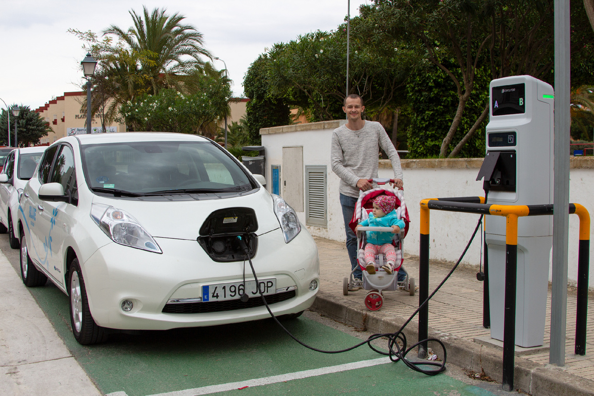 На Майорке мы арендовали элекромобиль