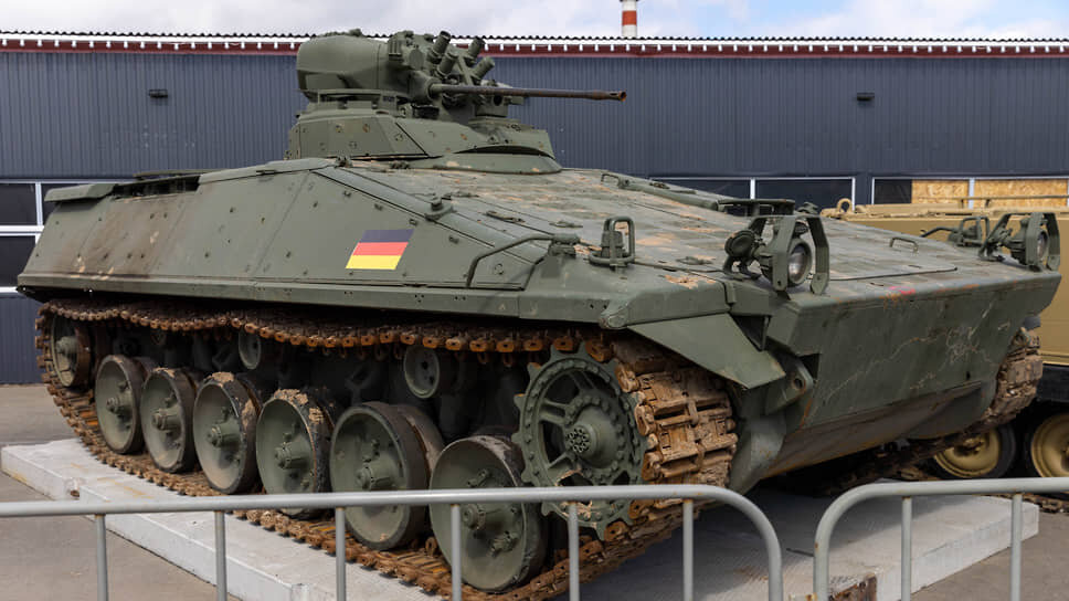 Выставка трофейной техники стран НАТО "Сила в правде - гордость и Победа" .📷Фото: Марина Молдавская / Коммерсантъ