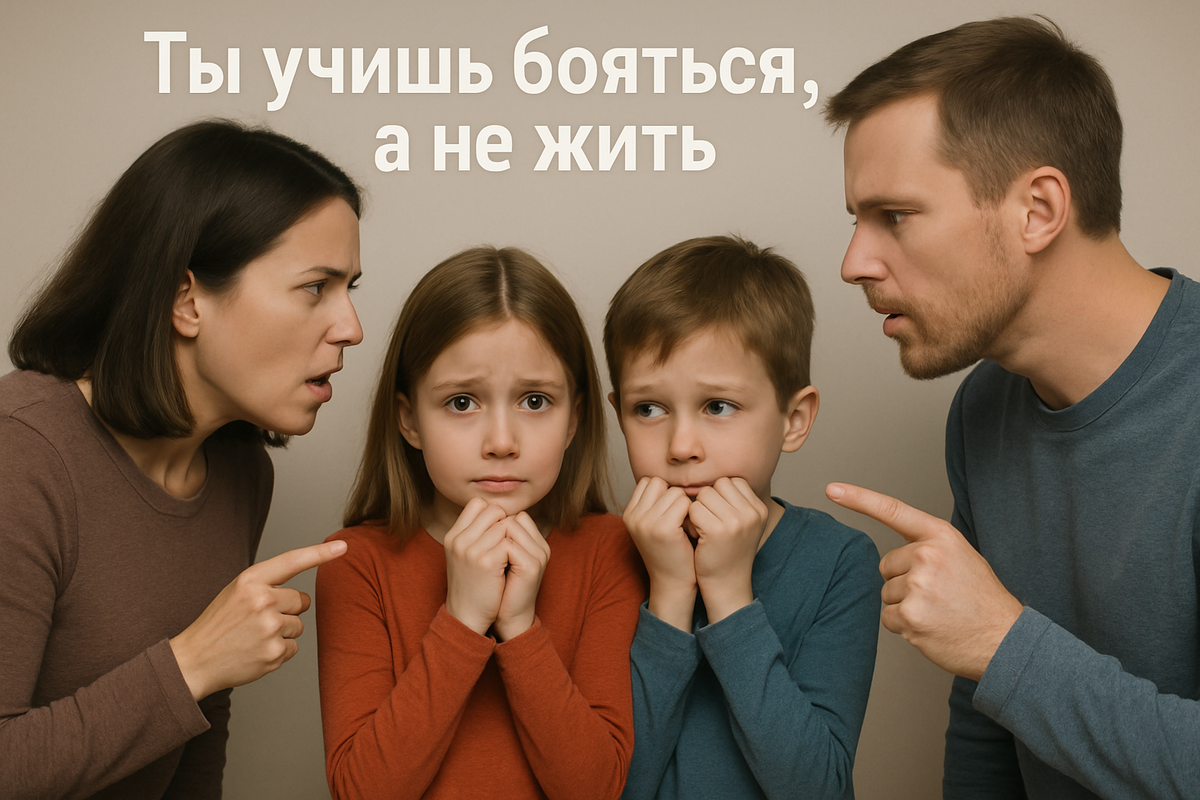 Ты учишь бояться, а не жить: правда, которую мы прячем от себя