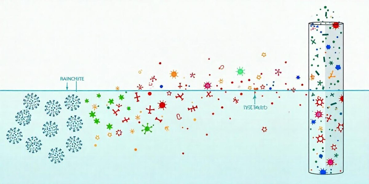 Инфографика: путь микробов в фильтре: "Схема: частицы и бактерии задерживаются в фильтре, часть выходит обратно в воздух.